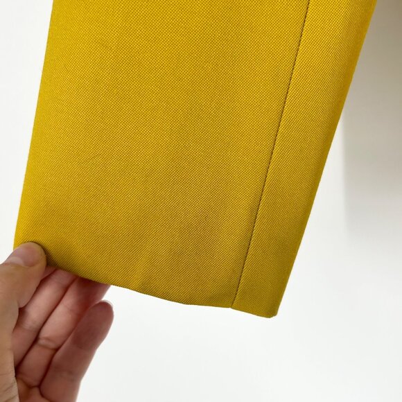 NWT Nili Lotan Valerie Double Breasted Blazer Jacket in Mustard - Picture 10 of 11